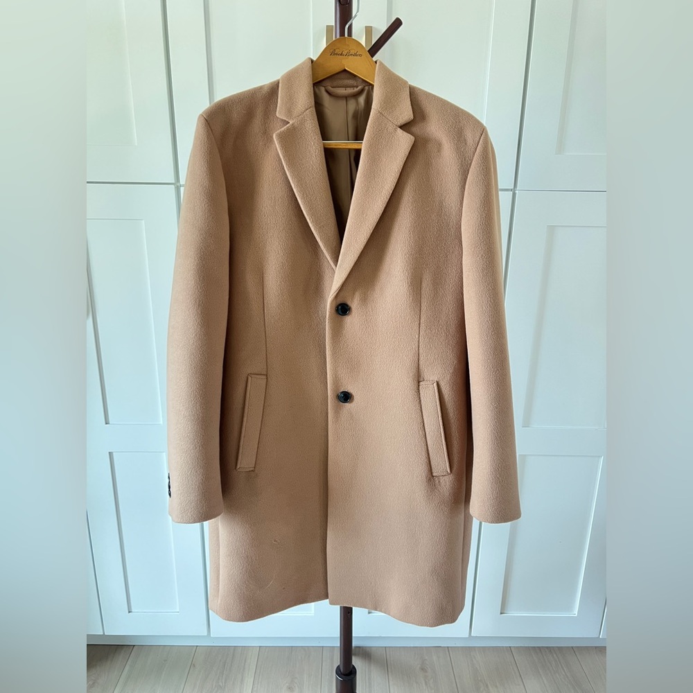 Topman Camel Trench Coat